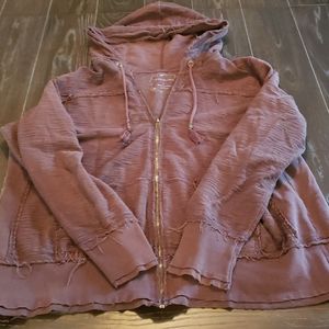 Womens plus size zipper jacket